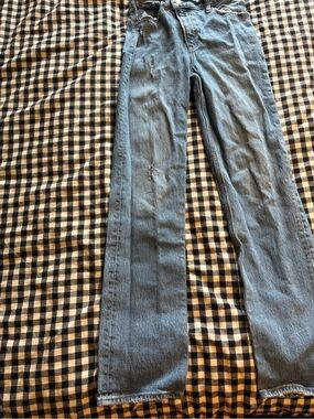 Abercrombie & Fitch Light Blue High-Rise '90s Straight Jeans